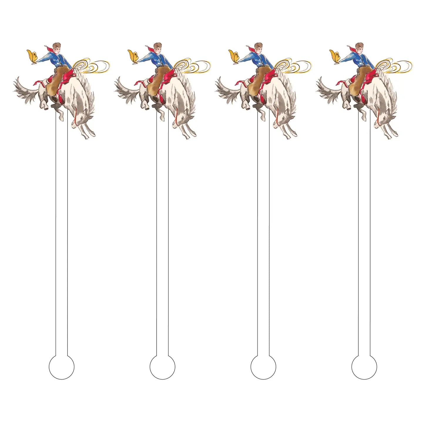 Let's Rodeo Acrylic Stir Sticks
