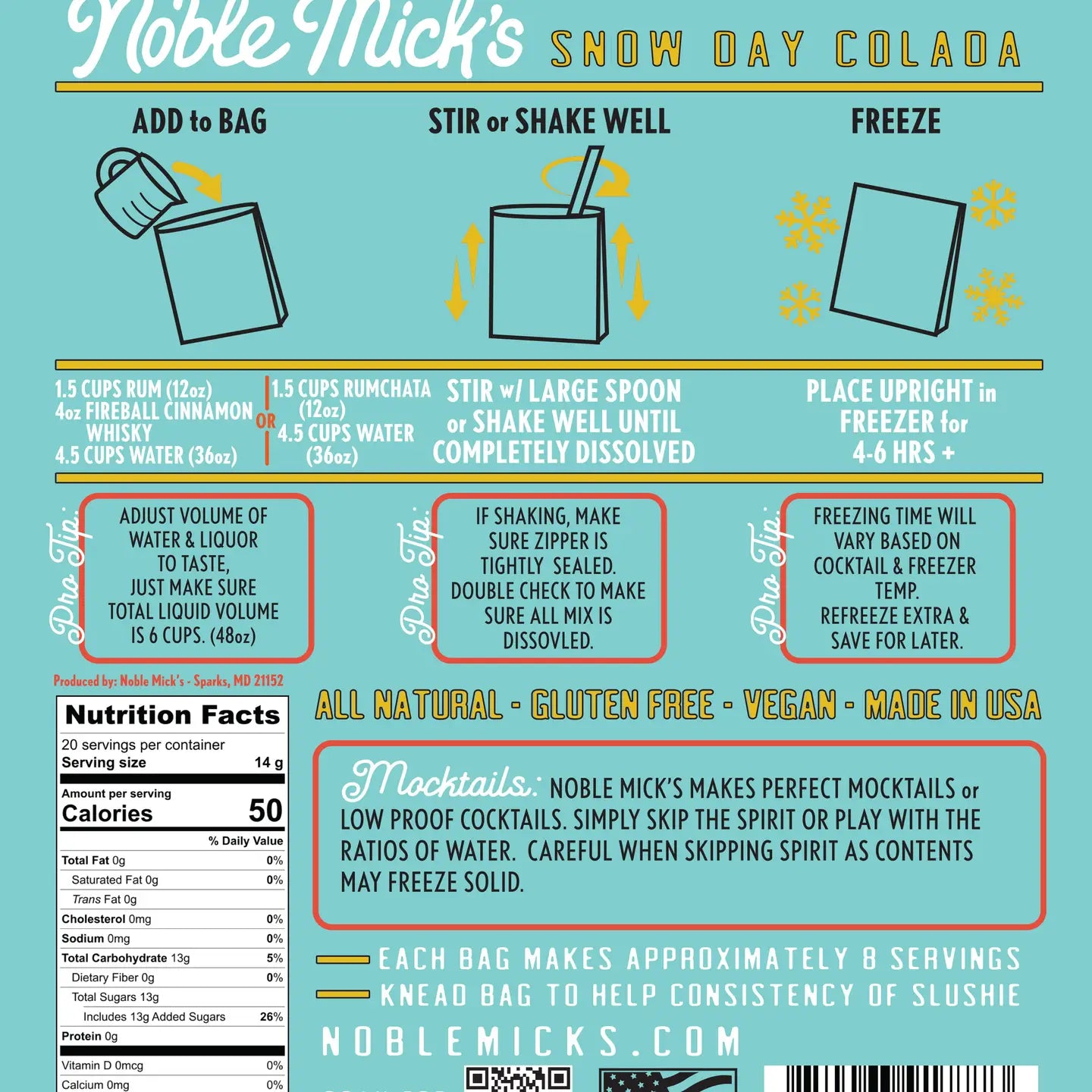 Frozen Snow Day Colada