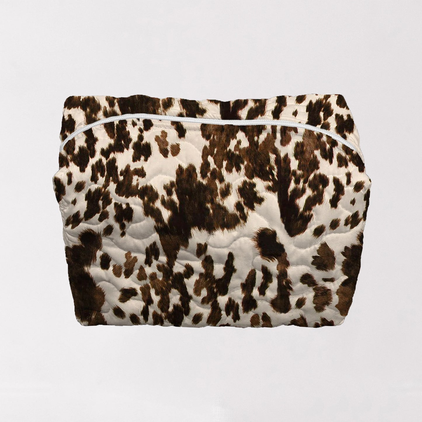 Bella Hide Quilted Makeup Bag