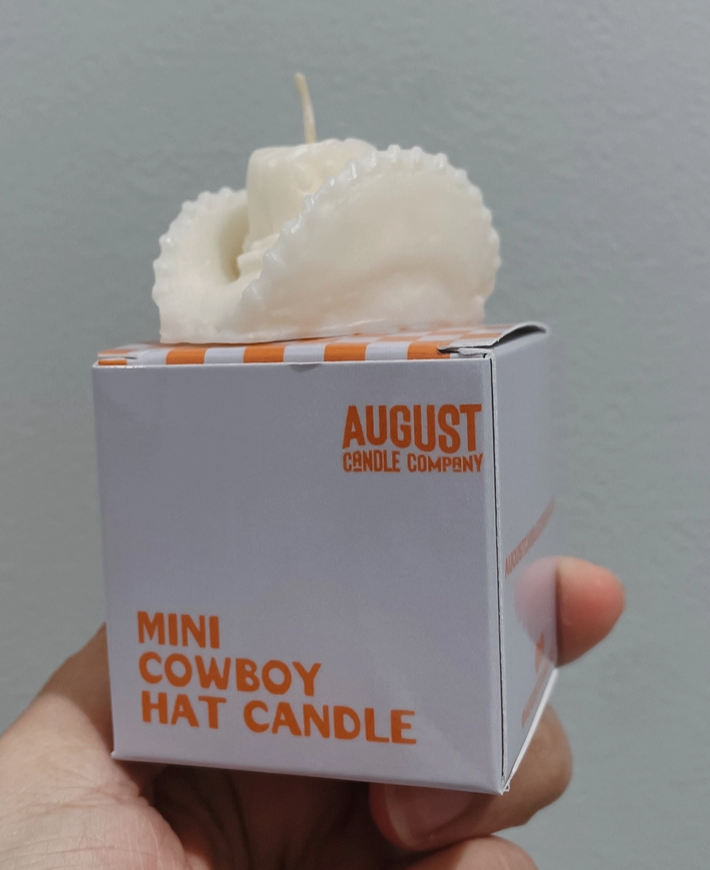 Mini Cowboy Hat Candle