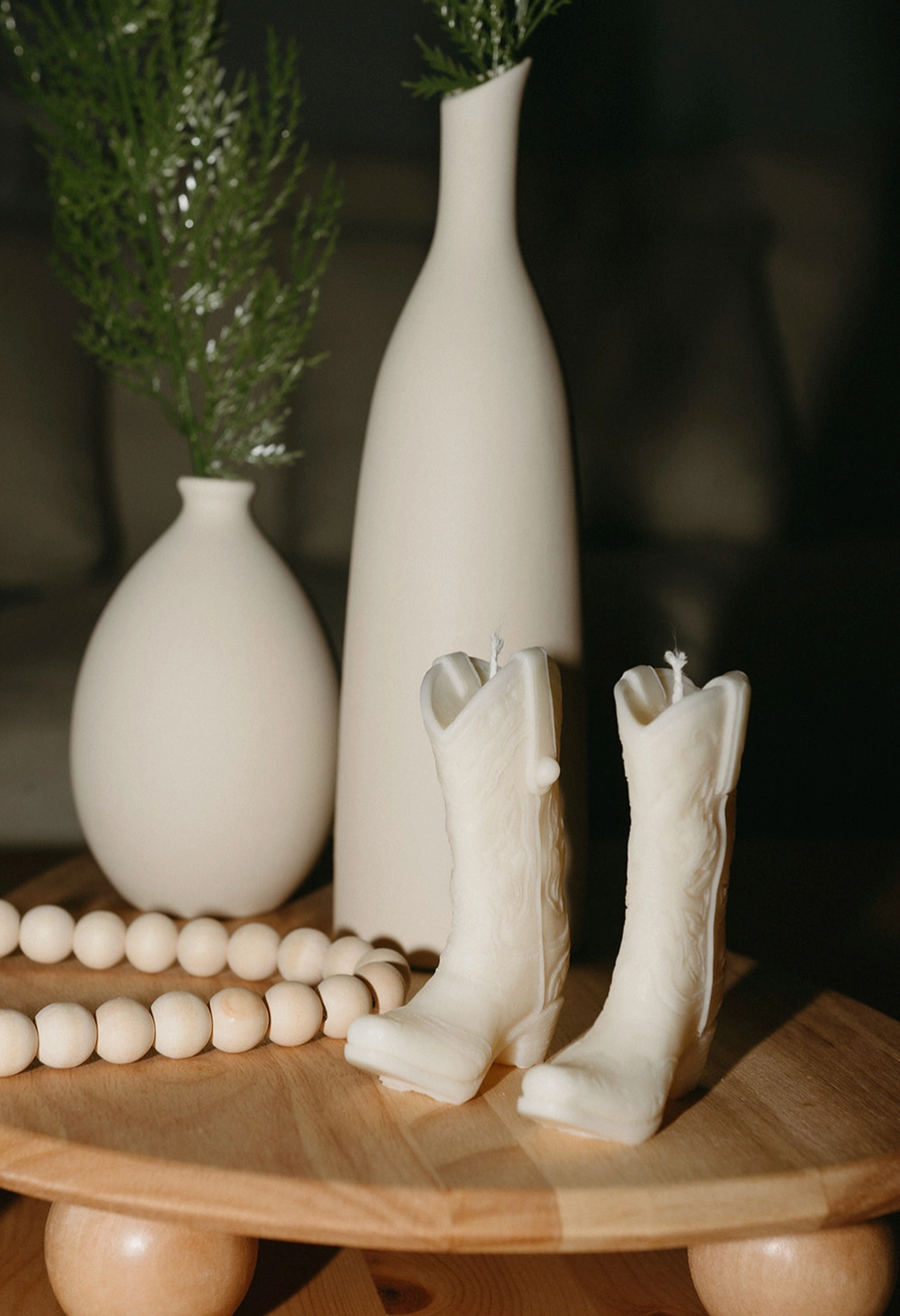 Mini Cowboy Boot Candle