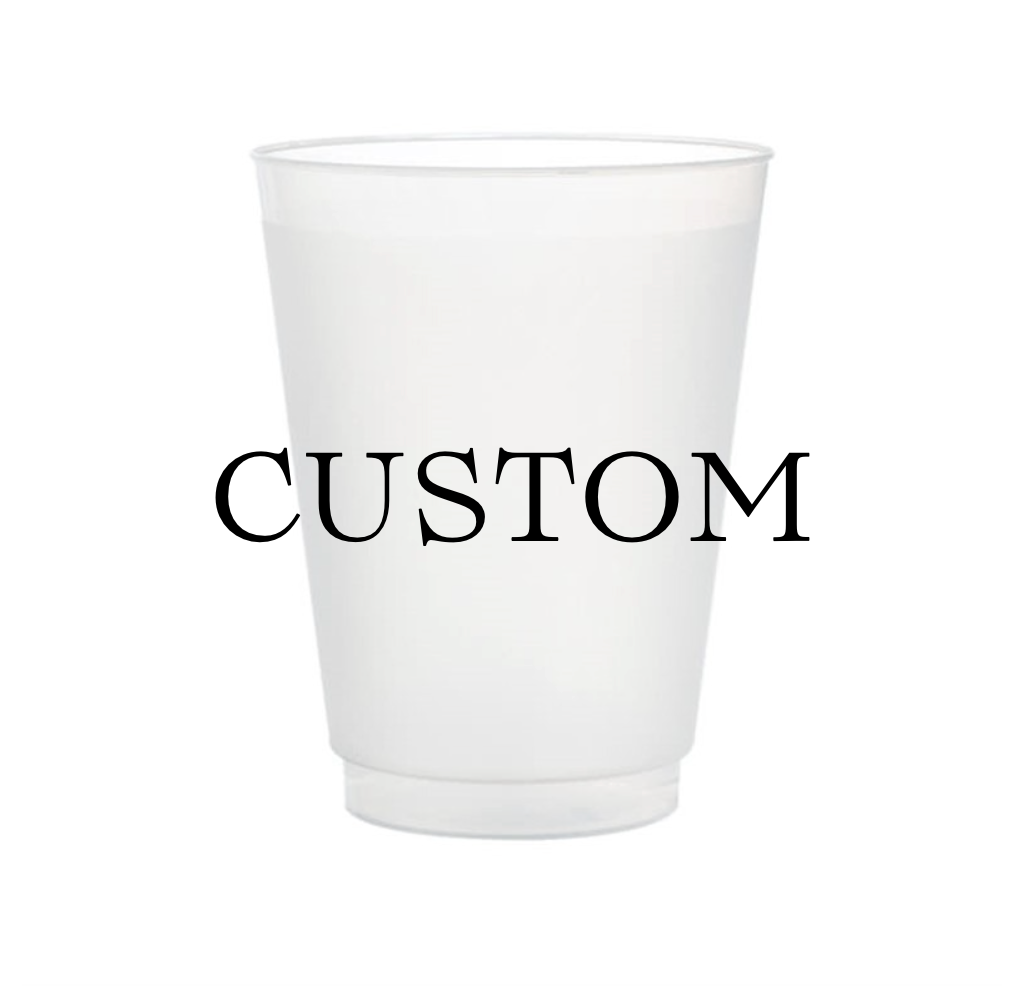 Custom 16 oz Frost Flex Cups - Full Color Digital