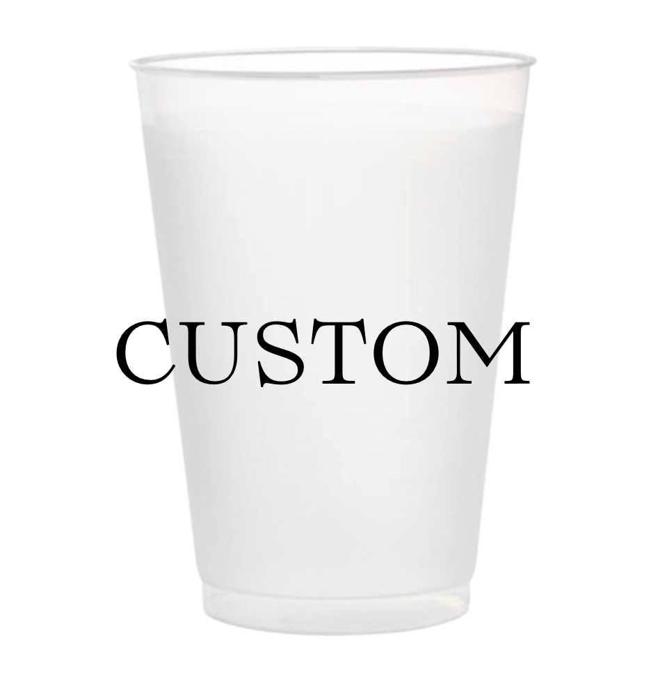 Custom 12 oz Frost Flex Cups - Full Color Digital