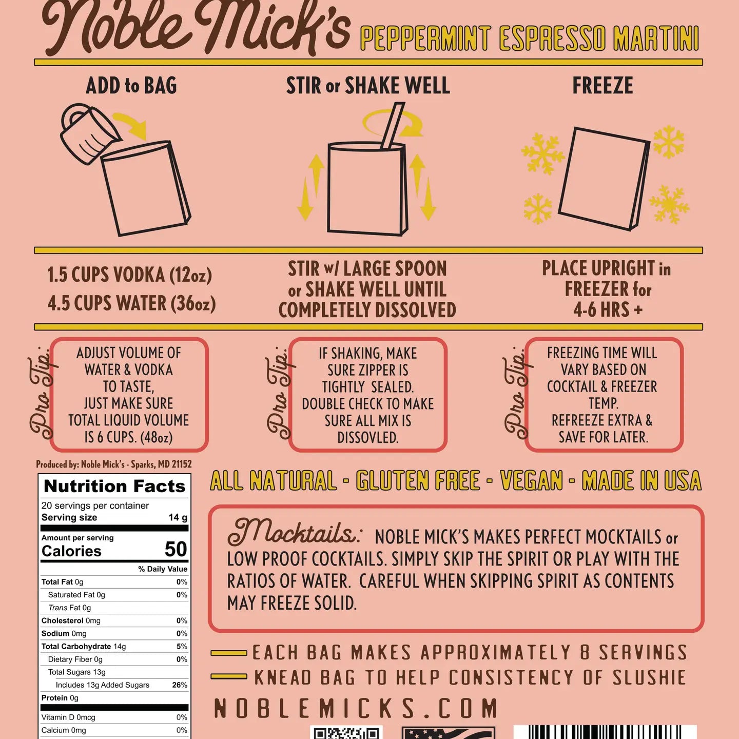 Frozen Peppermint Espresso Martini