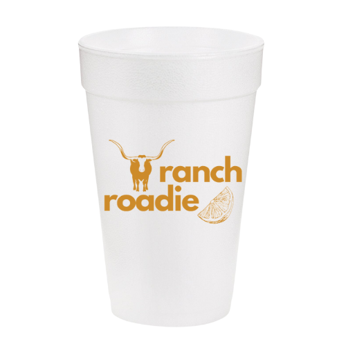 Ranch Roadie Styrofoam Cups