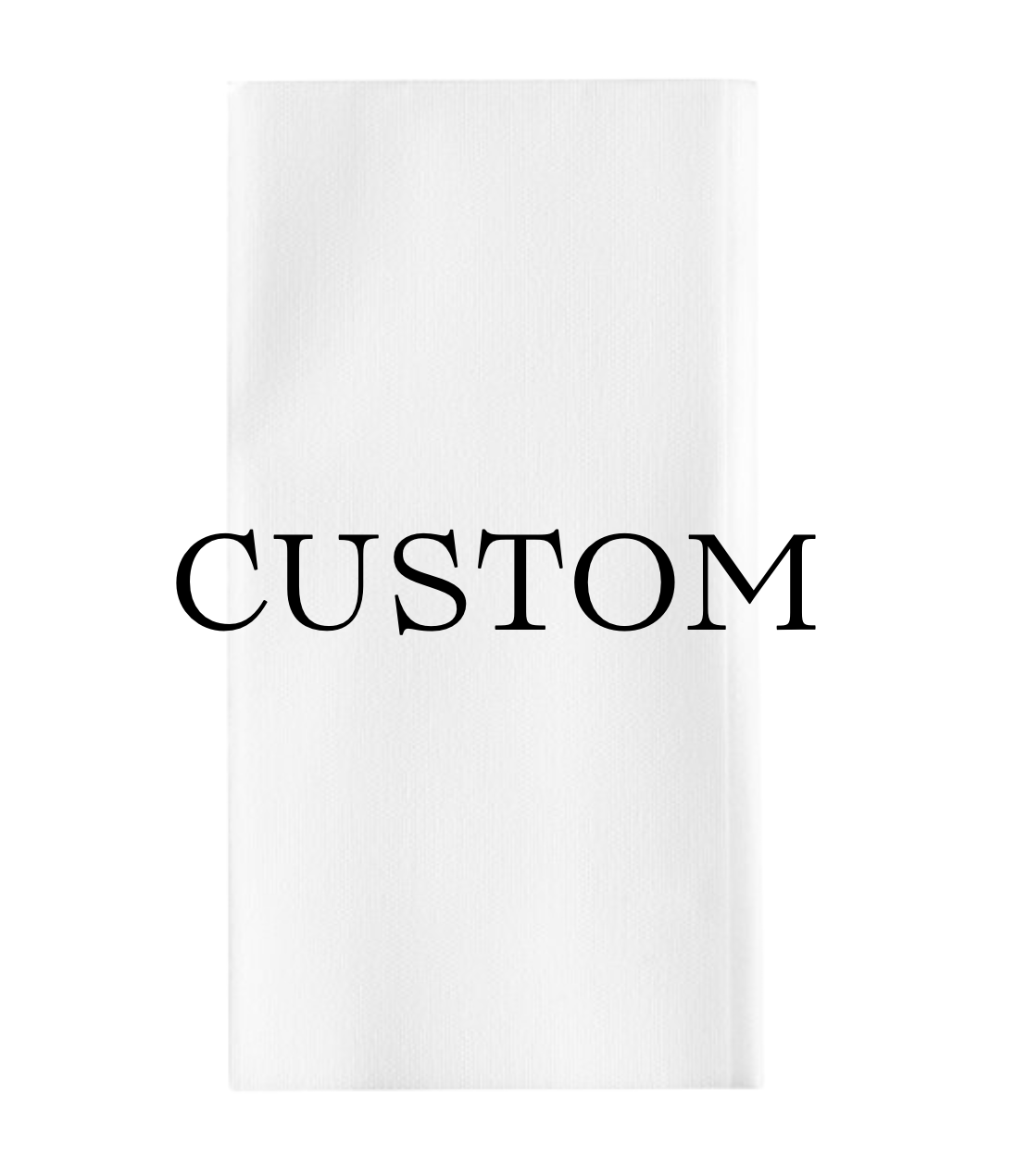 Custom Linun Guest Towel Napkins - Specialty