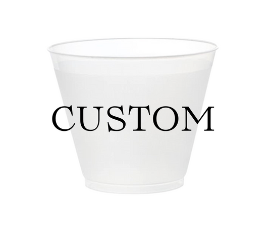 Custom 9 oz Frost Flex Cups - Standard